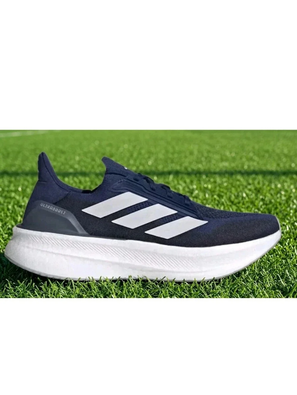 Adidas Ultraboost 5X Running Shoes White Navy Blue